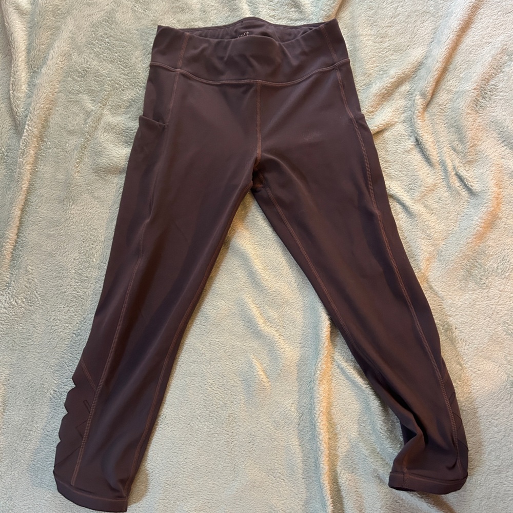 Kids Athleta Purple Spring Forward Capri; Size: XL/14
